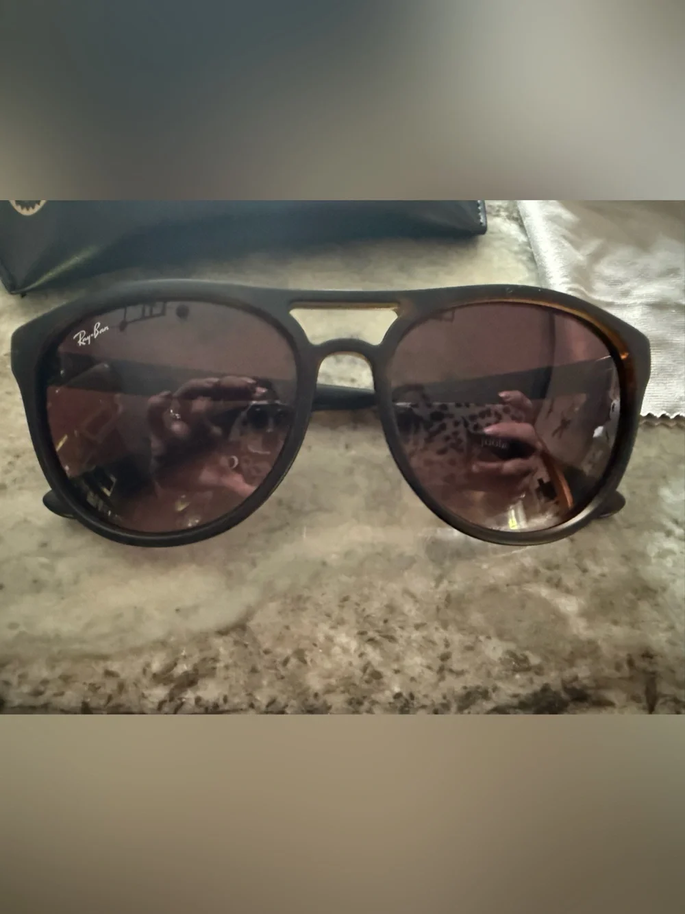 Ray-Ban Women’s Brown Gradient Cat-Eye Sunglasses
